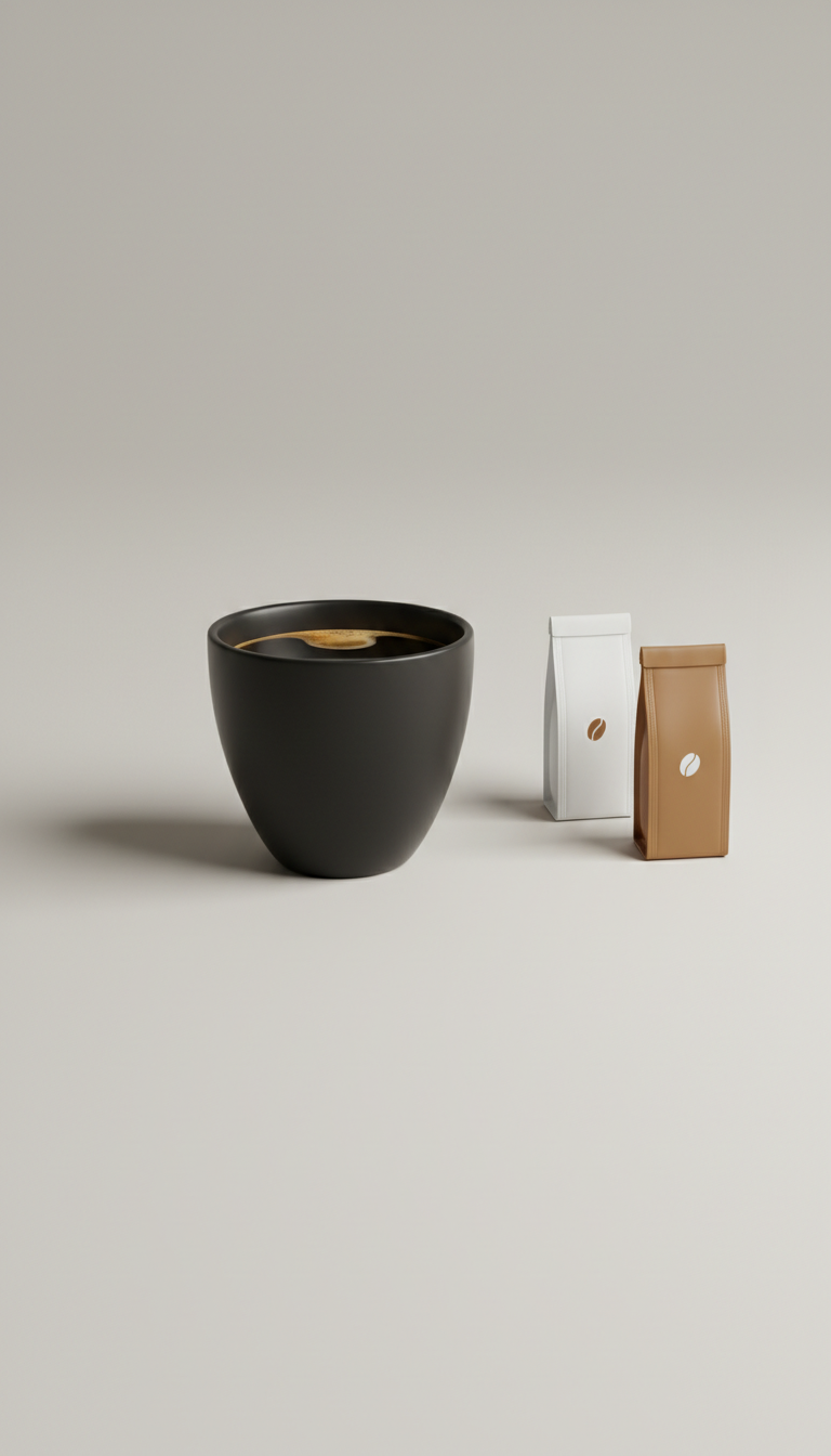 Double-Walled Espresso Cup Matte Black