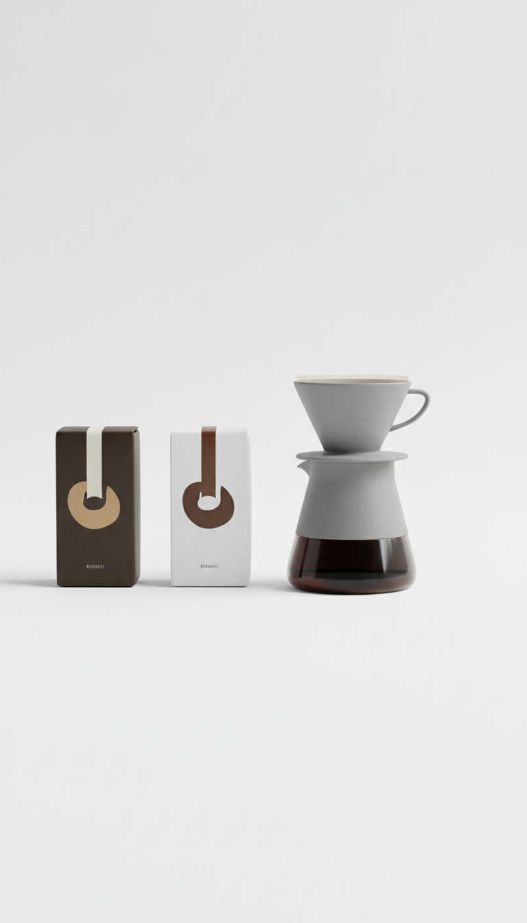 Minimalist Dripper Set Stone Grey