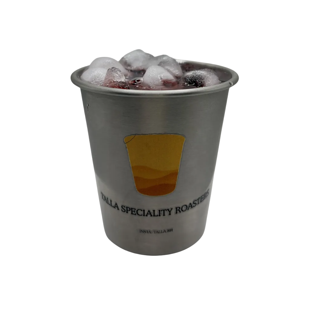Steel Cup with Drink